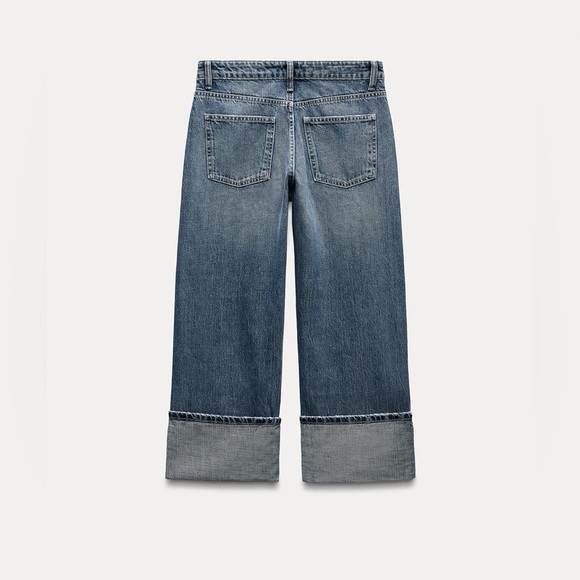 ZARA STRAIGHT LEG MID RISE TRE JEANS - Picture 4 of 7